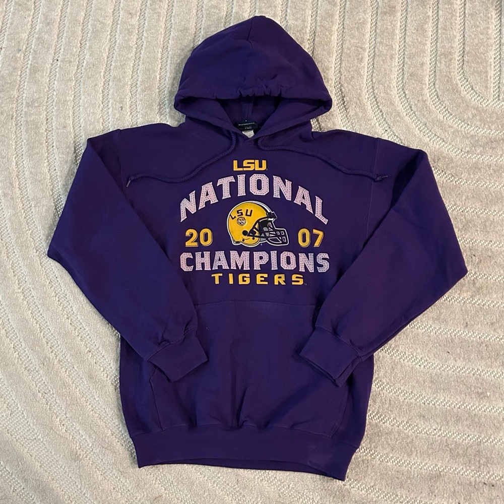LSU Tigers Football National Champions 2007 Sweatshirt - S